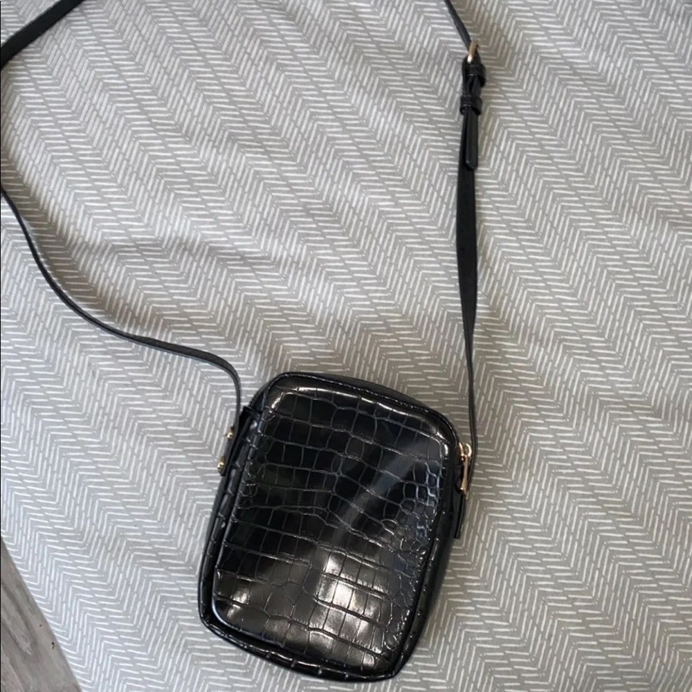 Black crossbody bag